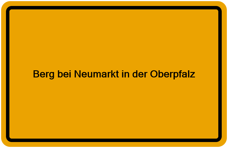 Handelsregisterauszug Berg bei Neumarkt in der Oberpfalz